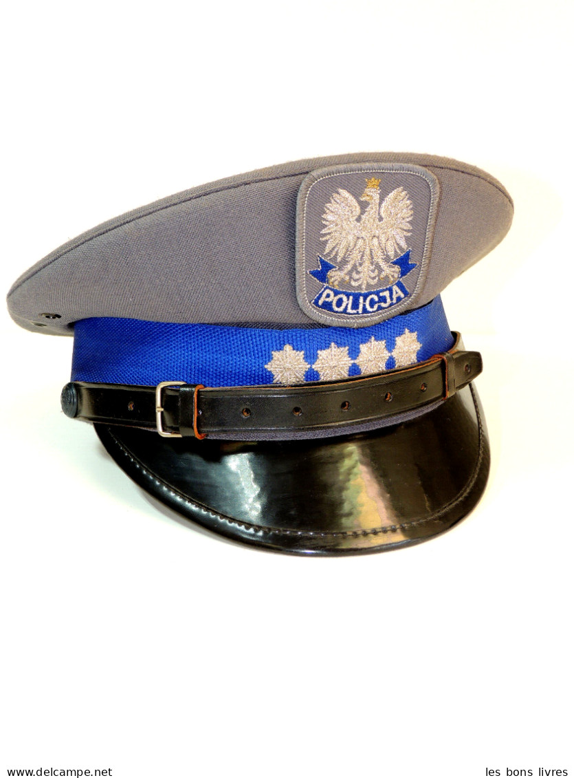 Casquette Police Polonaise 1965/1970 - Helme & Hauben