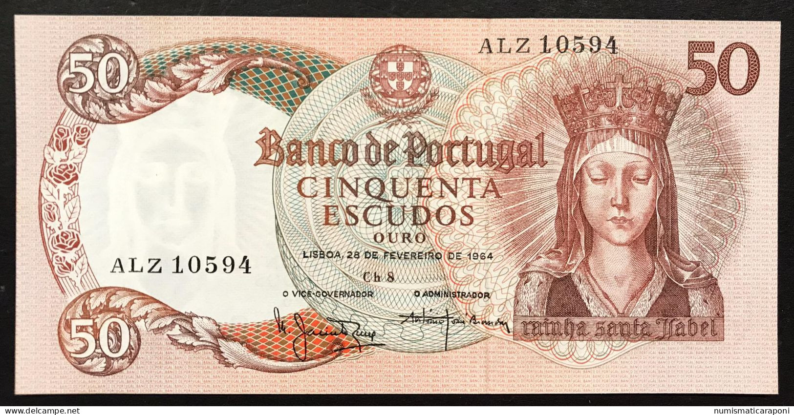 Portogallo Portugal  50 ESCUDOS 1955 Q.fds/fds LOTTO 1813 - Portugal