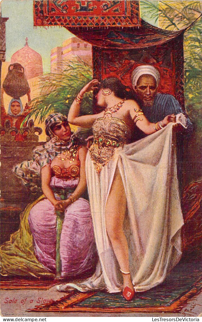 Illustration De Danseuse Orientale - Algérie - Carte Postale Ancienne - Vrouwen