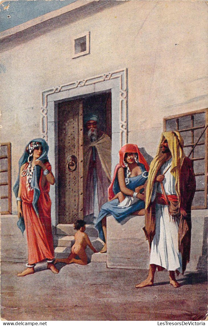Illustration Orientale - Algérie - Carte Postale Ancienne - Vrouwen