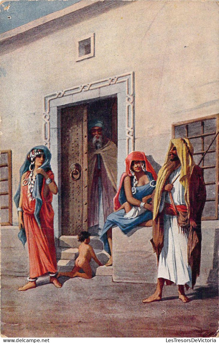 Illustration Orientale - Algérie - Carte Postale Ancienne - Women