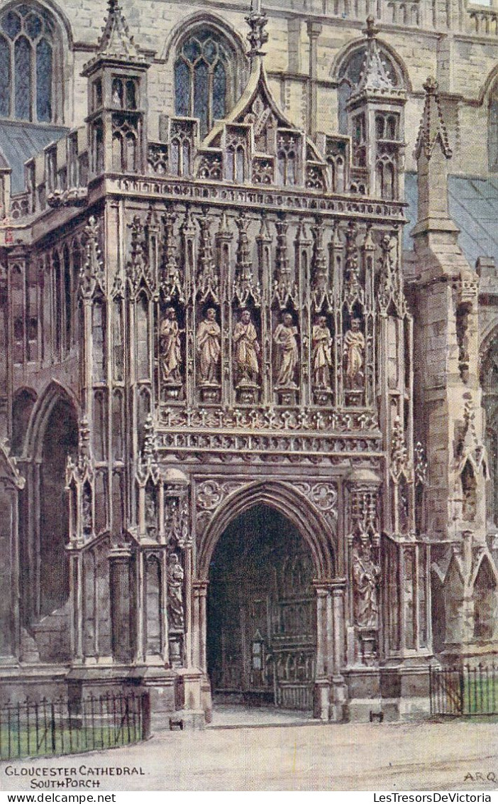 ANGLETERRE - GLOUCESTER Cathedrale - SouthPorch - Carte Postale Ancienne - Sonstige & Ohne Zuordnung