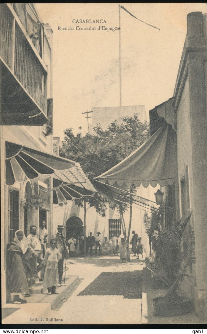 Maroc --- Casablanca -- Rue Du Consulat D'Espagne - Casablanca