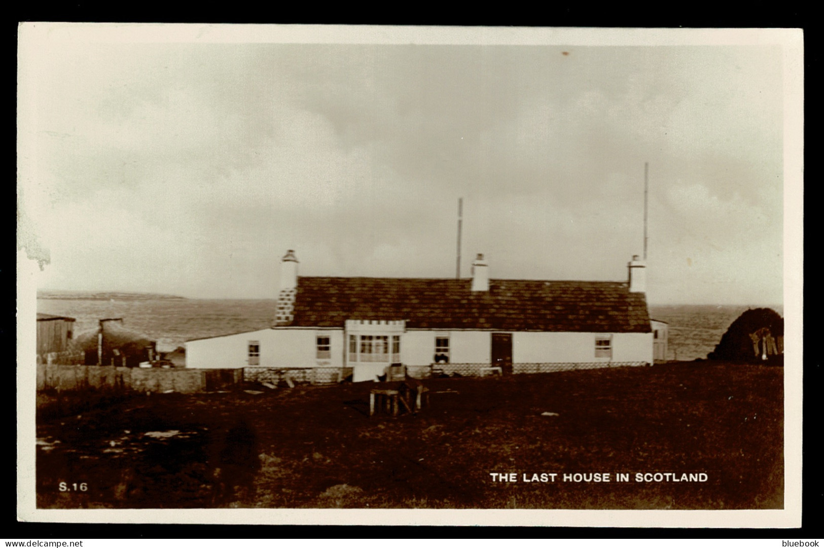 Ref 1619 -  Early Real Photo Postcard - Tea Rooms John O Groats Caithness Scotland - Caithness