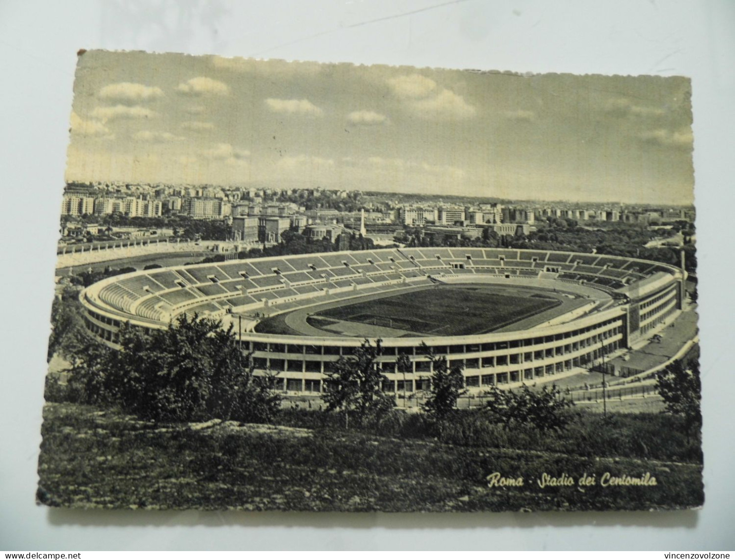 Cartolina Viaggiata "ROMA Stadio Dei Centomila" 1962 - Stades & Structures Sportives