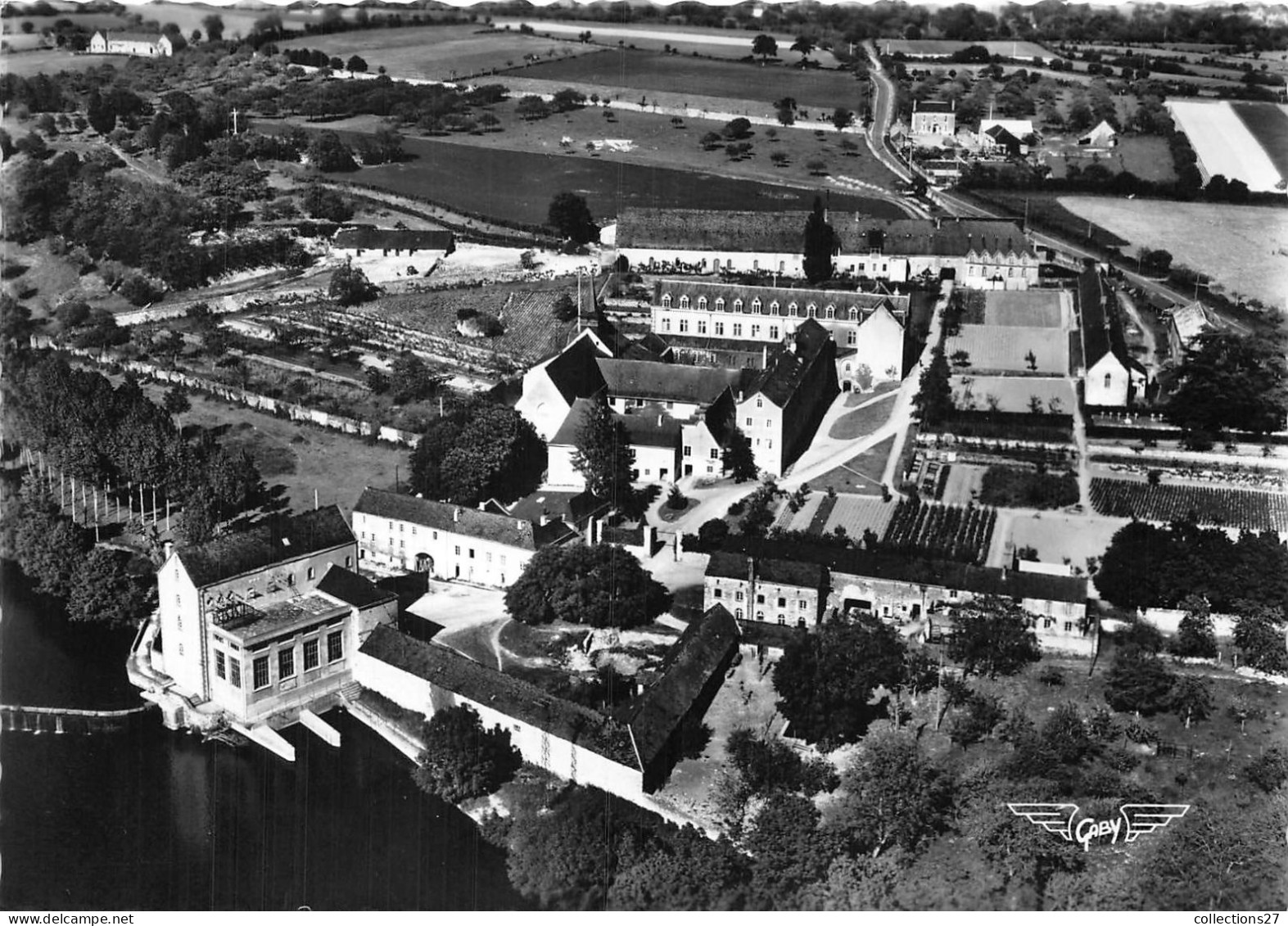 53-ENTRAMMES- ABBAYE DE NOTRE DAME DE PORT DU SALUT VUE GENERALE DU MONASTERE - Entrammes