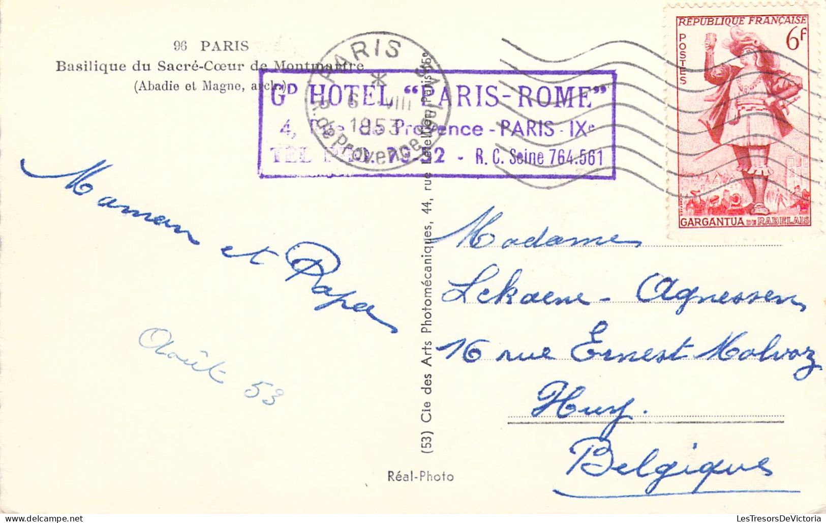 FRANCE - 75 - PARIS - Basilique Du Sacré Coeur De Montmartre - Carte Postale Ancienne - Sonstige & Ohne Zuordnung