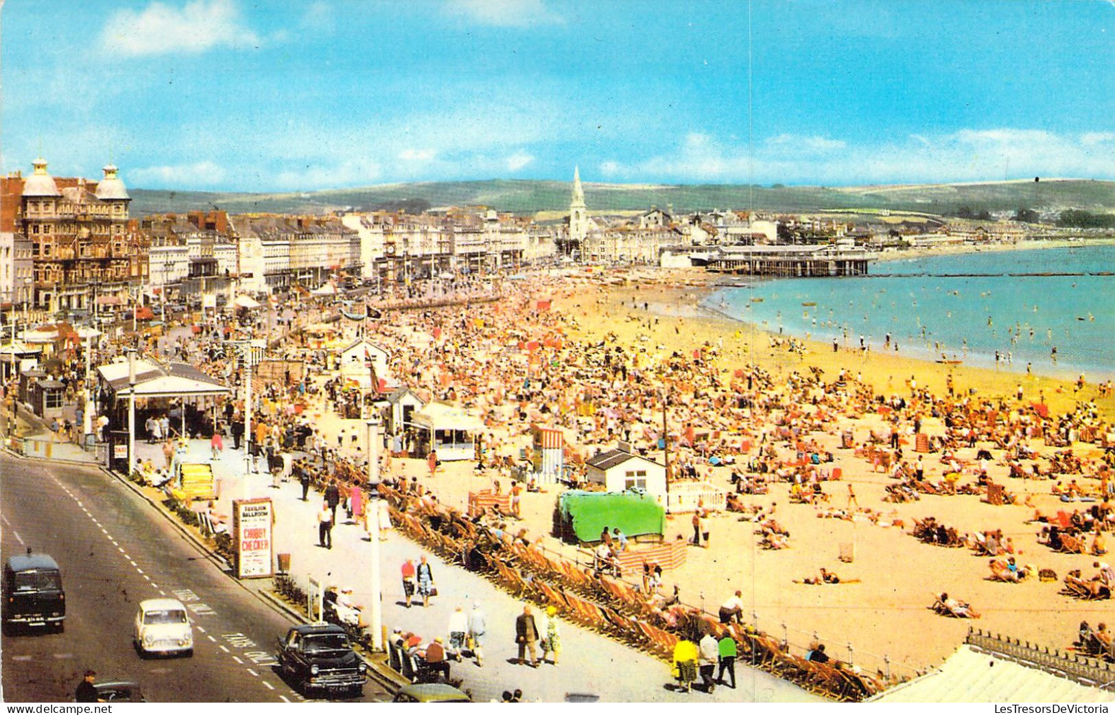 ANGLETERRE - WEYMOUTH - The Beach And Promenade -  Carte Postale Ancienne - Andere & Zonder Classificatie