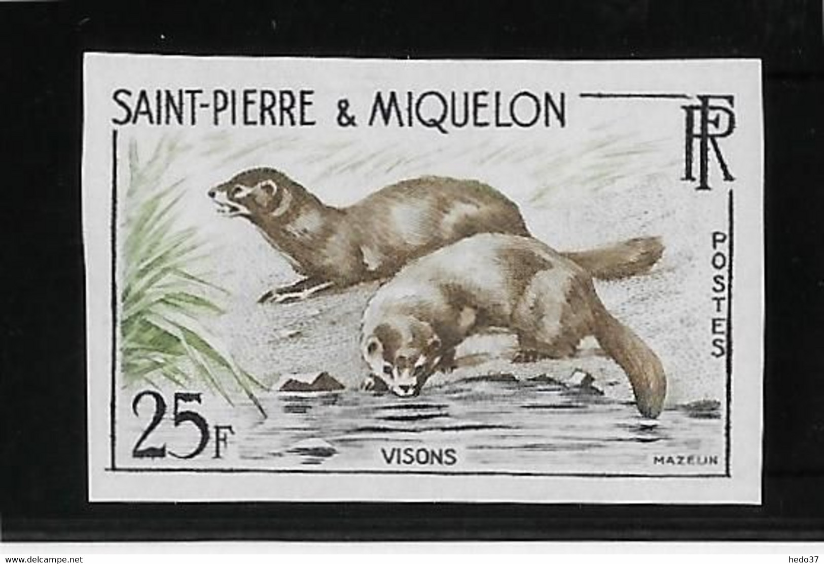 St Pierre Et Miquelon N°361 - Non Dentelé - Neuf ** Sans Charnière - TB - Sin Dentar, Pruebas De Impresión Y Variedades