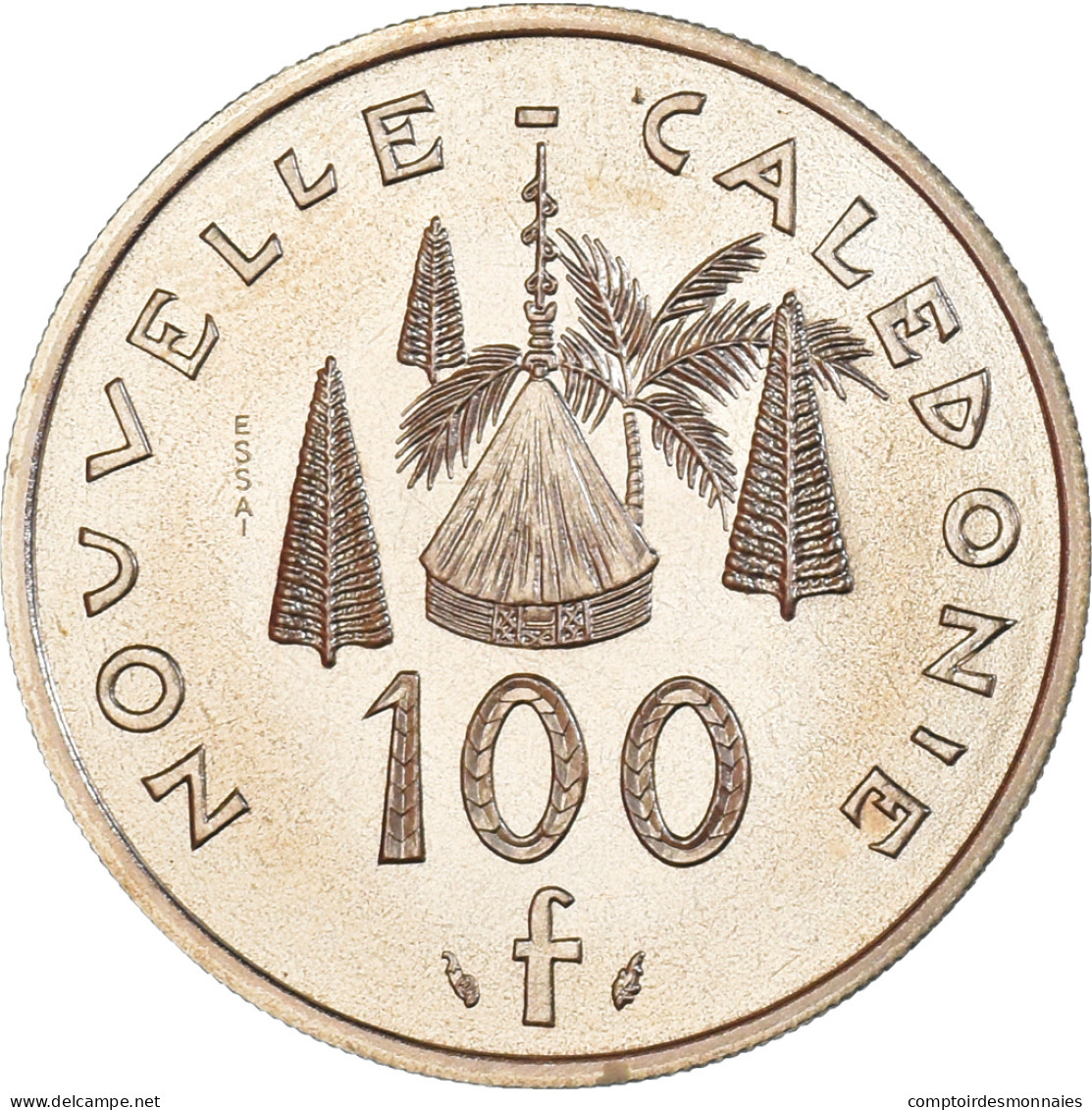 Monnaie, Nouvelle-Calédonie, 100 Francs, 1976, Monnaie De Paris, ESSAI, FDC - Nouvelle-Calédonie