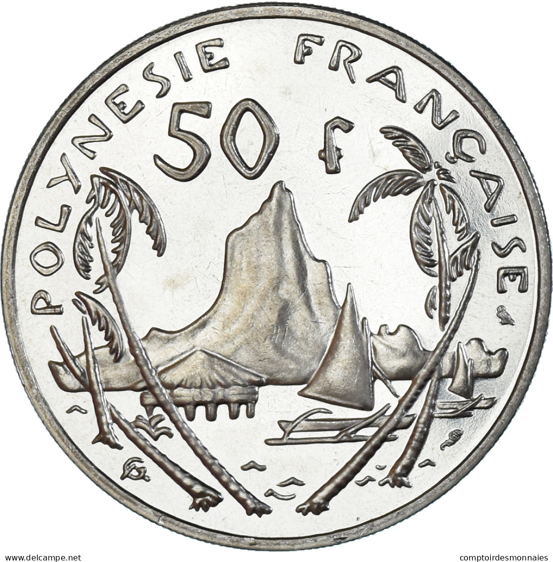 Monnaie, Polynésie Française, 50 Francs, 1967, Monnaie De Paris, ESSAI, FDC - Frans-Polynesië