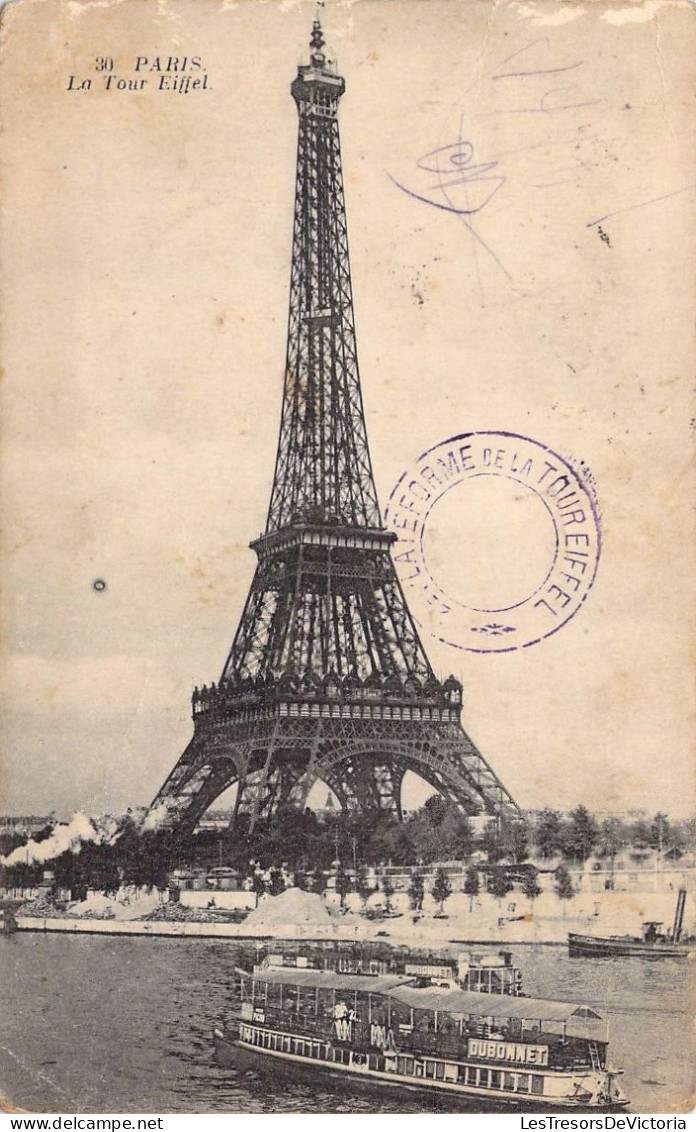 FRANCE - 75 - PARIS - La Tour Eiffel - Carte Postale Ancienne - Sonstige & Ohne Zuordnung