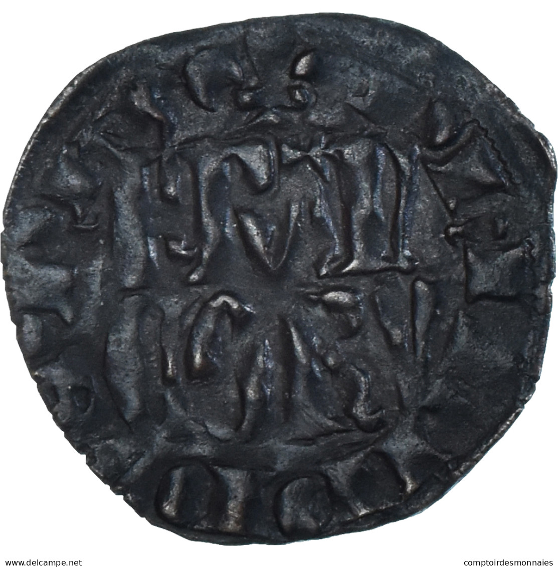 Monnaie, France, Philippe VI, Double Parisis, 1328-1350, TTB, Billon - 1328-1350 Philip VI The Forunate