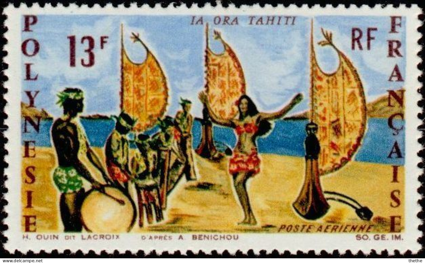 POLYNESIE - Vive Tahiti, La Danse Tahitienne - Neufs