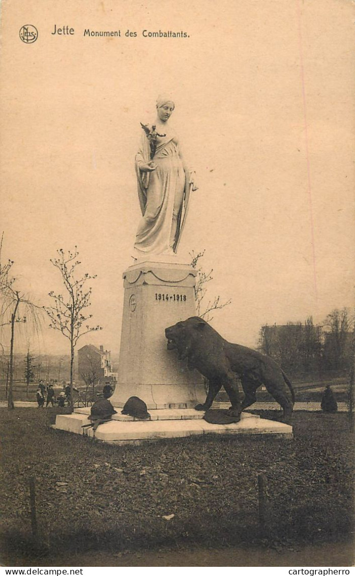 Belgium Bruxelles Jette Monument Des Combattants - Jette