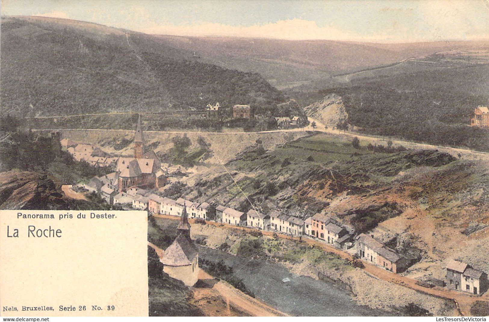 BELGIQUE - LA ROCHE EN ARDENNE - Panorama Pris Du Dester - Carte Postale Ancienne - La-Roche-en-Ardenne