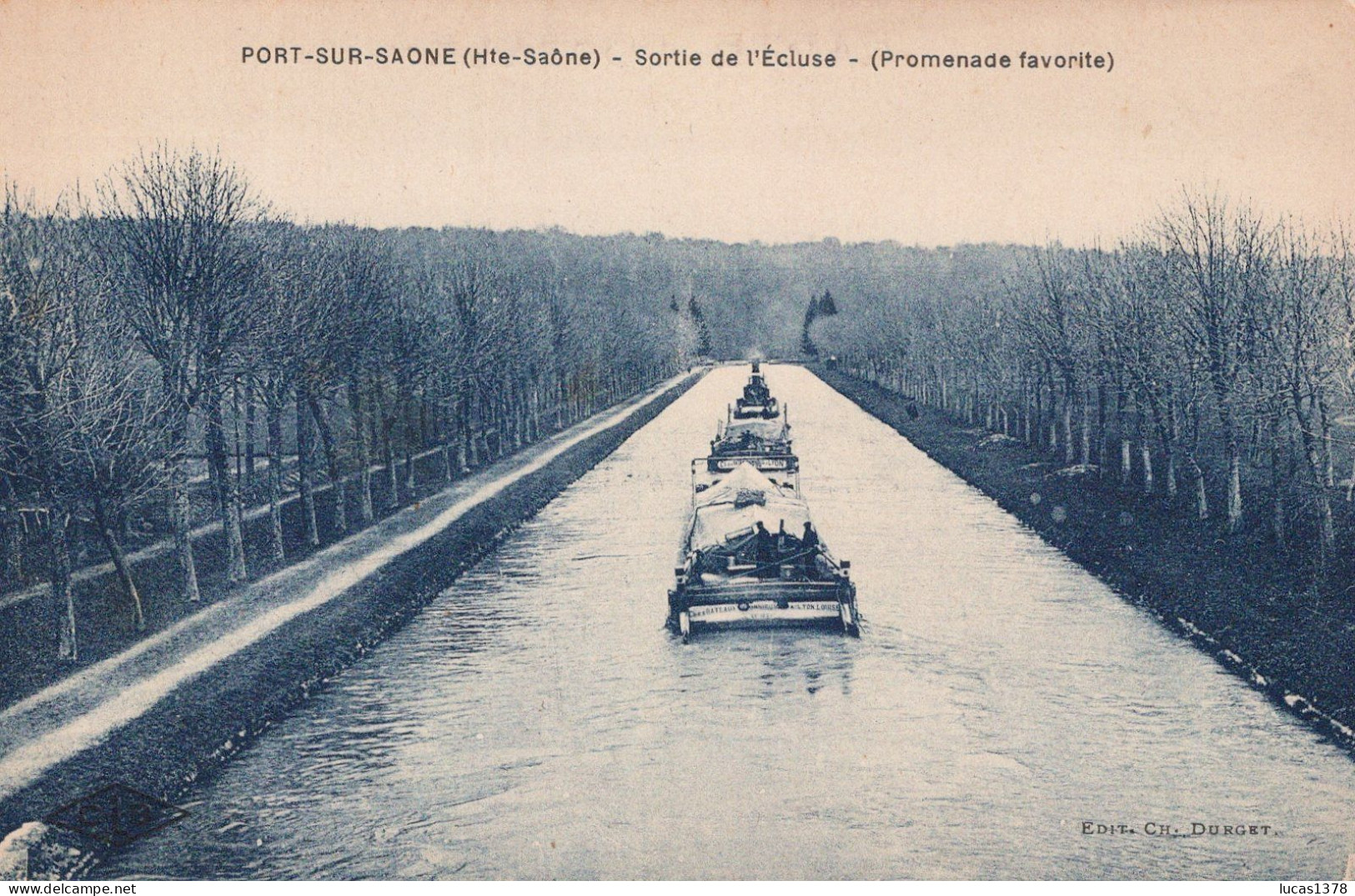 70 / PORT SUR SAONE / SORTIE DE L ECLUSE - Port-sur-Saône