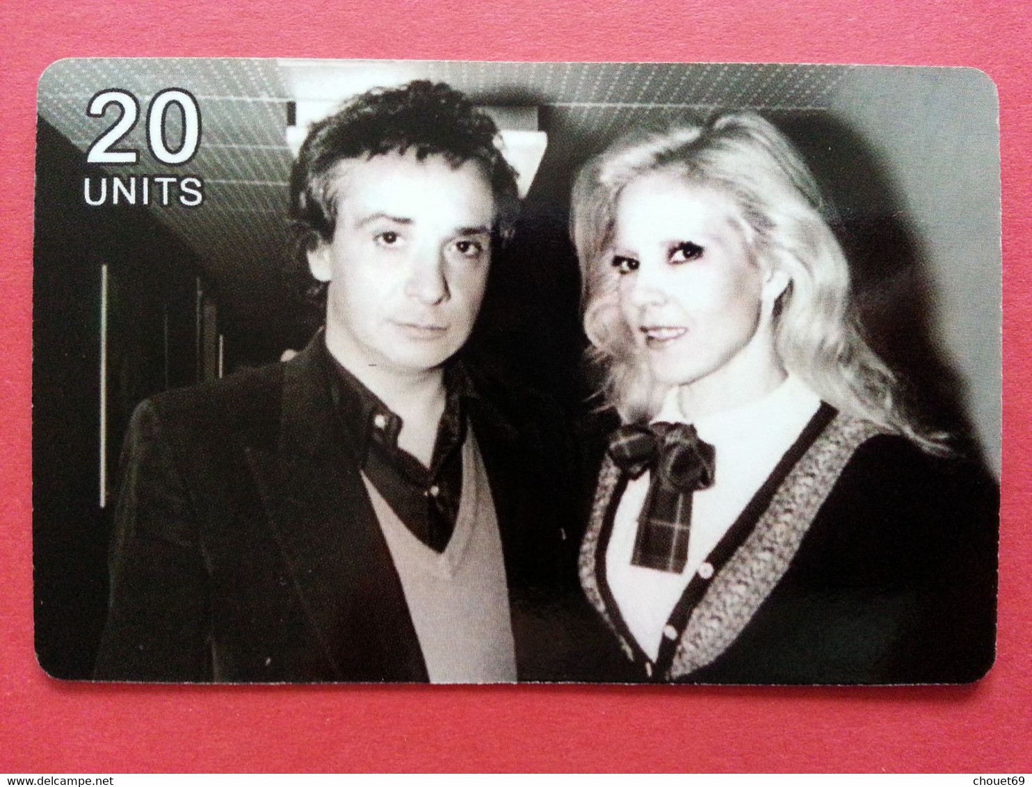 Sylvie VARTAN Et SARDOU Ticket Prépayé Chanson Star Tirage 250 Exemplaires STARCOM - Non Gratté (BD0621 - Personnages