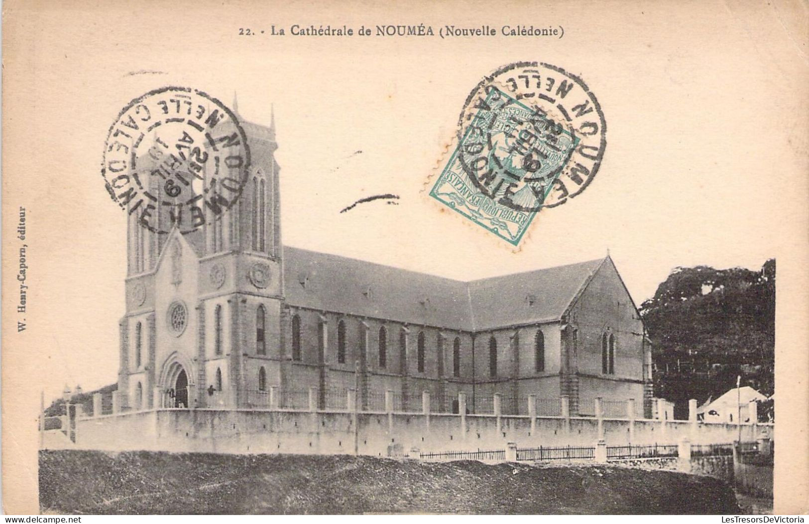 NOUVELLE CALEDONIE - La Cathédrale De Nouméa - Carte Postale Ancienne - Nouvelle Calédonie