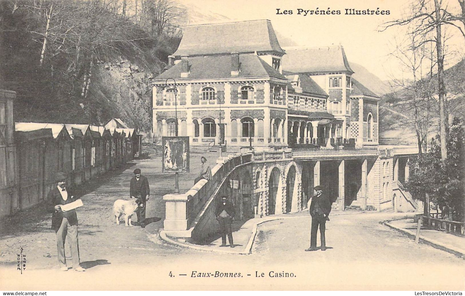 FRANCE - 64 - EAUX BONNES - Le Casino - Carte Postale Ancienne - Eaux Bonnes