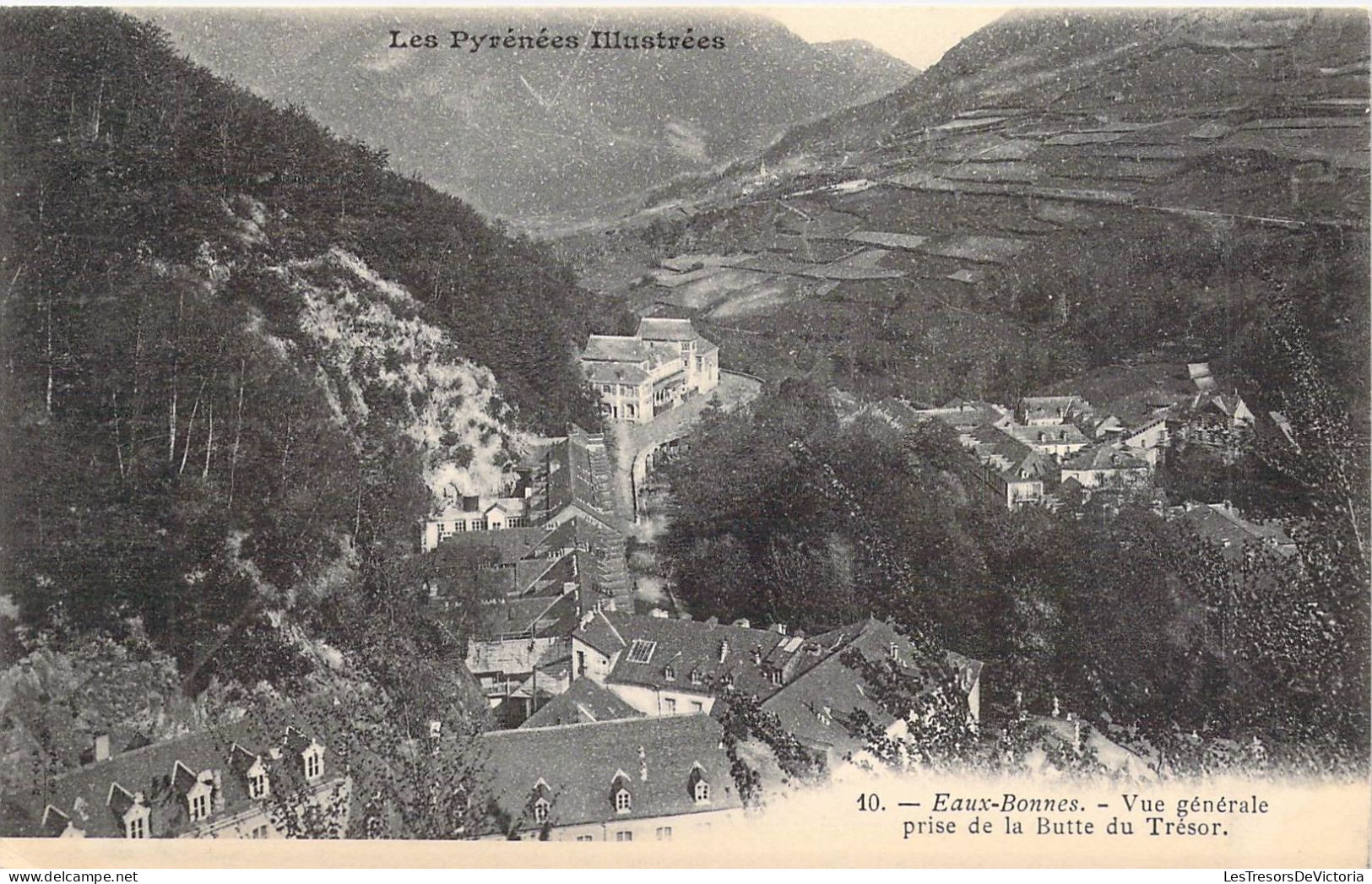 FRANCE - 64 - EAUX BONNES - Vue Générale Prise De La Butte Du Trésor - Carte Postale Ancienne - Eaux Bonnes