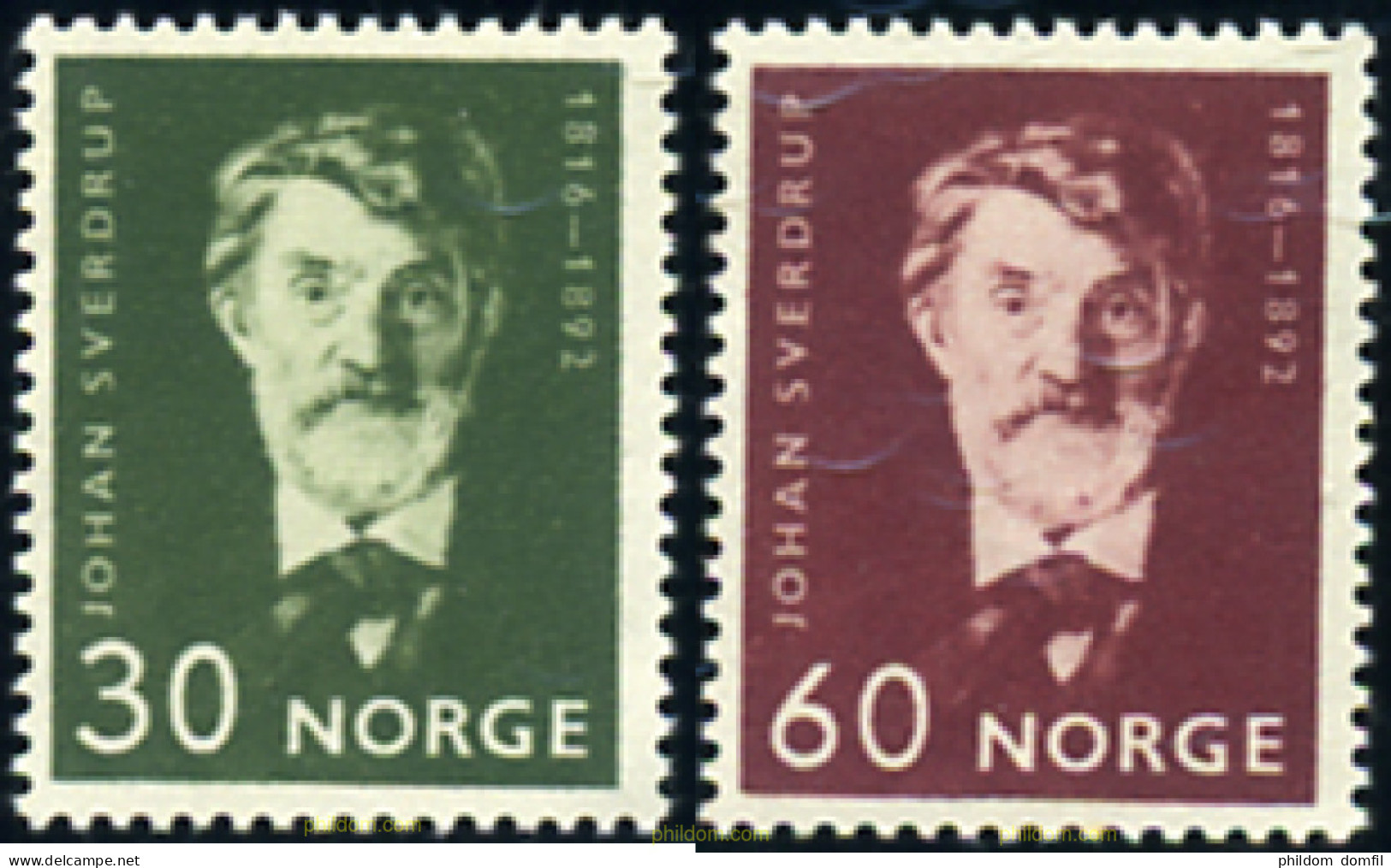 102055 MNH NORUEGA 1966 6 CENTENARIO DEL NACIMIENTO DE JOHAN SVERDRUP - Ungebraucht