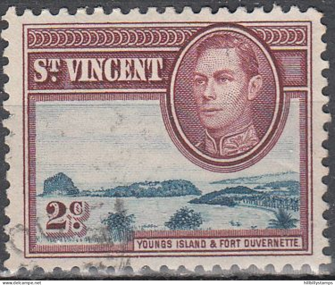 ST VINCENT  SCOTT NO  157  USED   YEAR  1949 - St.Vincent (1979-...)