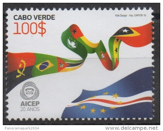 Cabo Verde 2010 - 20 Years Ans Jahre AICEP Mi. 976  1 Val. MNH - Kap Verde