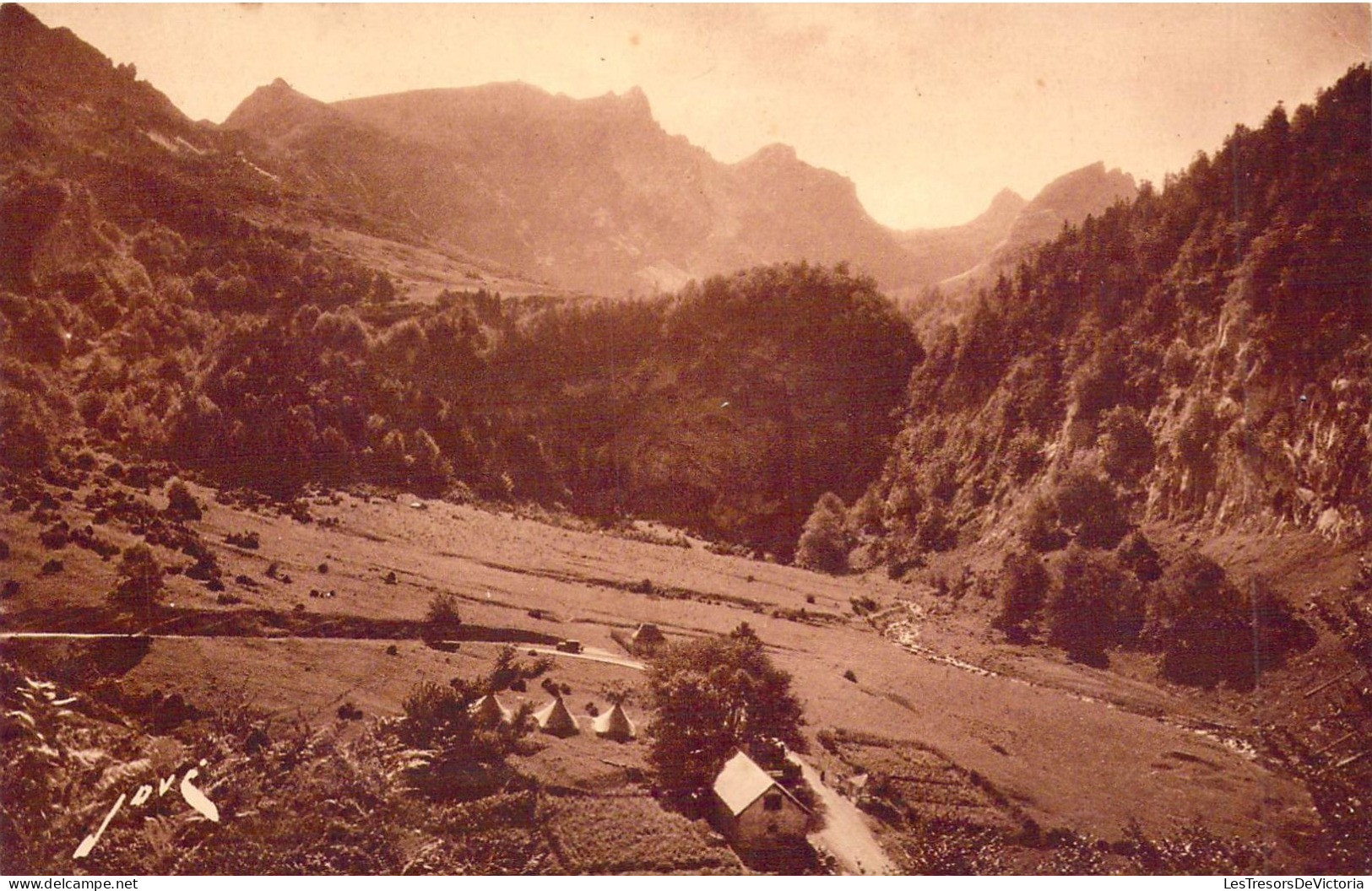 FRANCE - 64 - Route Thermale Du Col D'Aubisque - Champ De Sports D'Hiver Des Eaux Bonnes - Carte Postale Ancienne - Eaux Bonnes