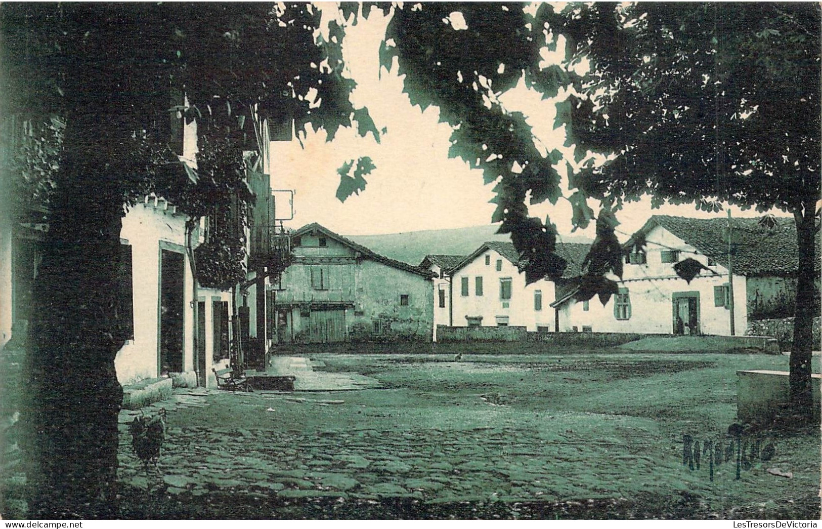 FRANCE - 64 - AINHOA - Pittoresque Village D'AINHOA - Carte Postale Ancienne - Ainhoa