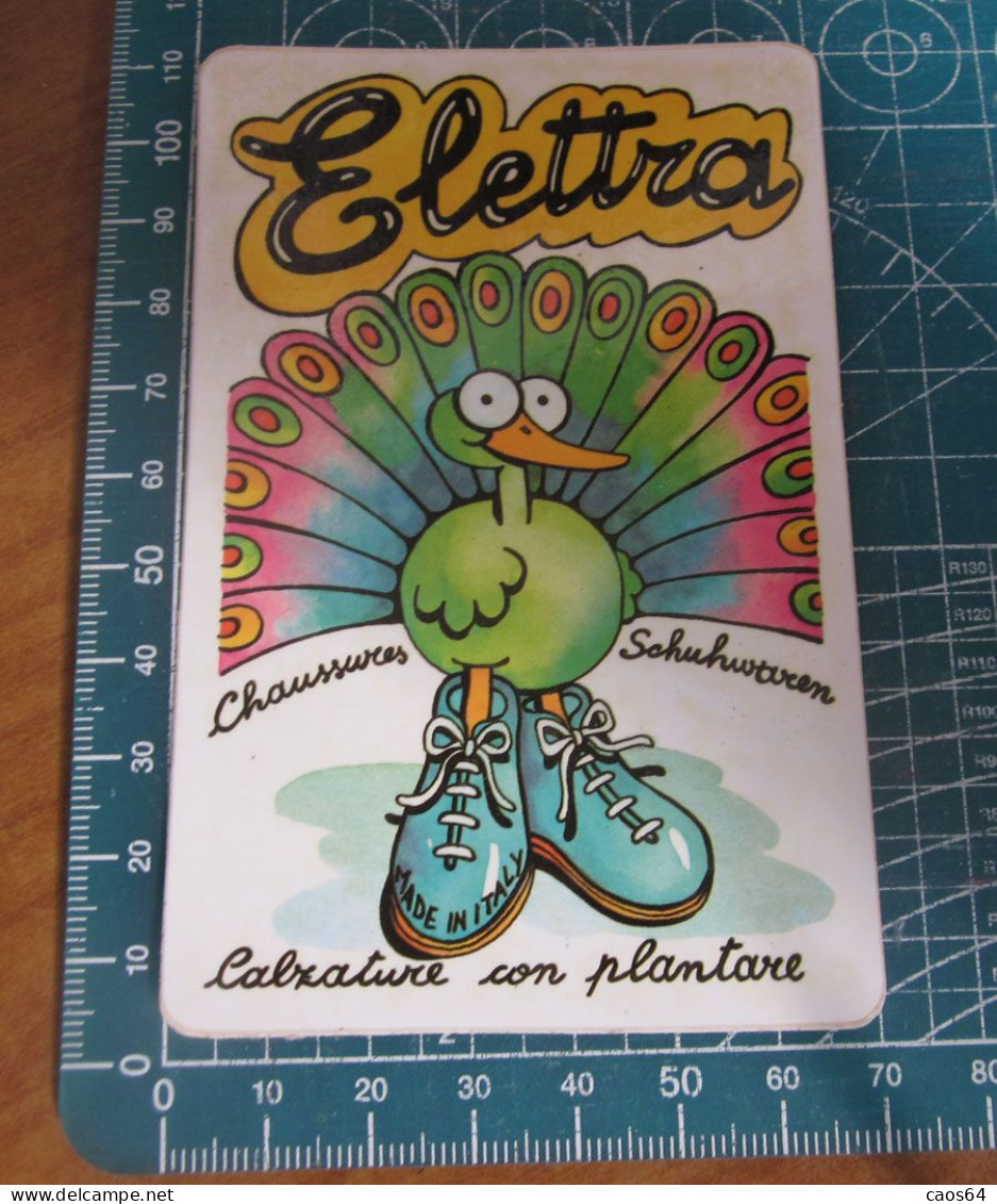 ELETTRA CALZATURE CON PLANTARE  STICKER ADESIVO VINTAGE NEW ORIGINAL - Stickers