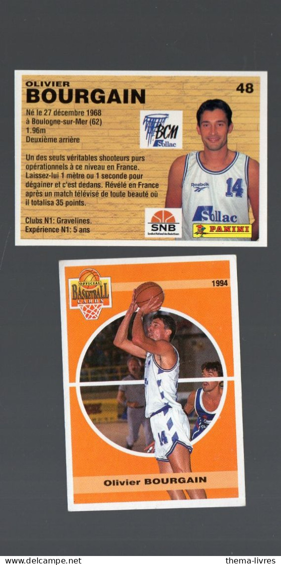 (Basket) Image PANINI 1994 N°48 OLIVIER BOURGAIN   (PPP42672J) - Autres & Non Classés