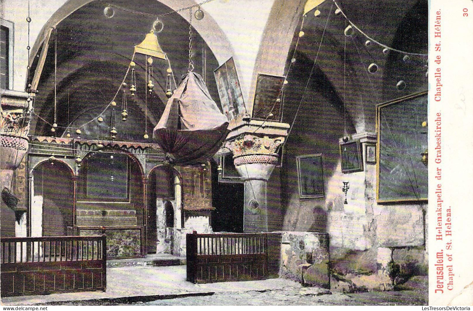 PALESTINE - Jérusalem - Chapelle De Ste Hélène - Carte Postale Ancienne - Palästina