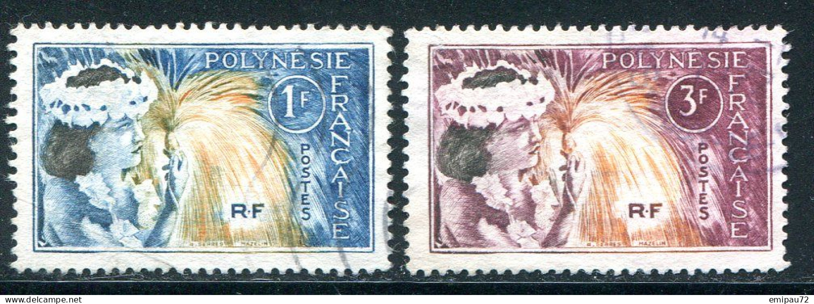 POLYNESIE FRANCAISE- Y&T N°27 Et 28- Oblitérés - Used Stamps