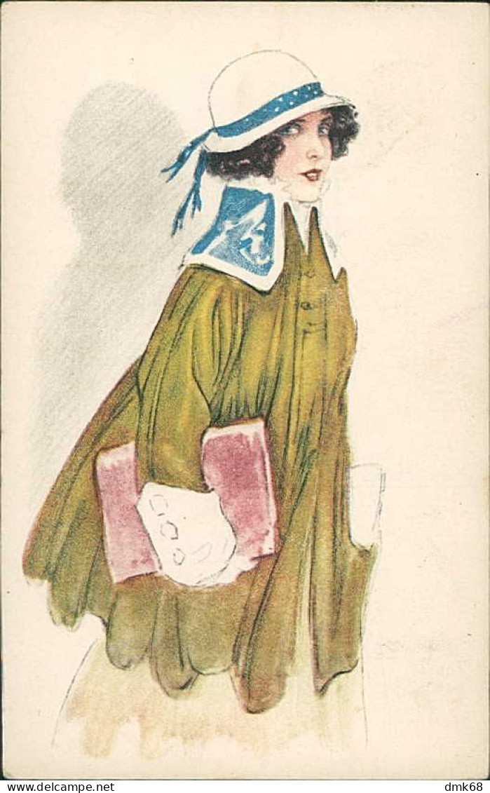 MAUZAN SIGNED 1910s  POSTCARD - WOMAN - N.202/6  (4511) - Mauzan, L.A.