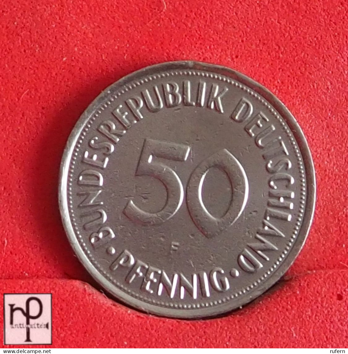 GERMANY 50 PFENNIG 1972 F -    KM# 109,2 - (Nº55098) - 50 Pfennig