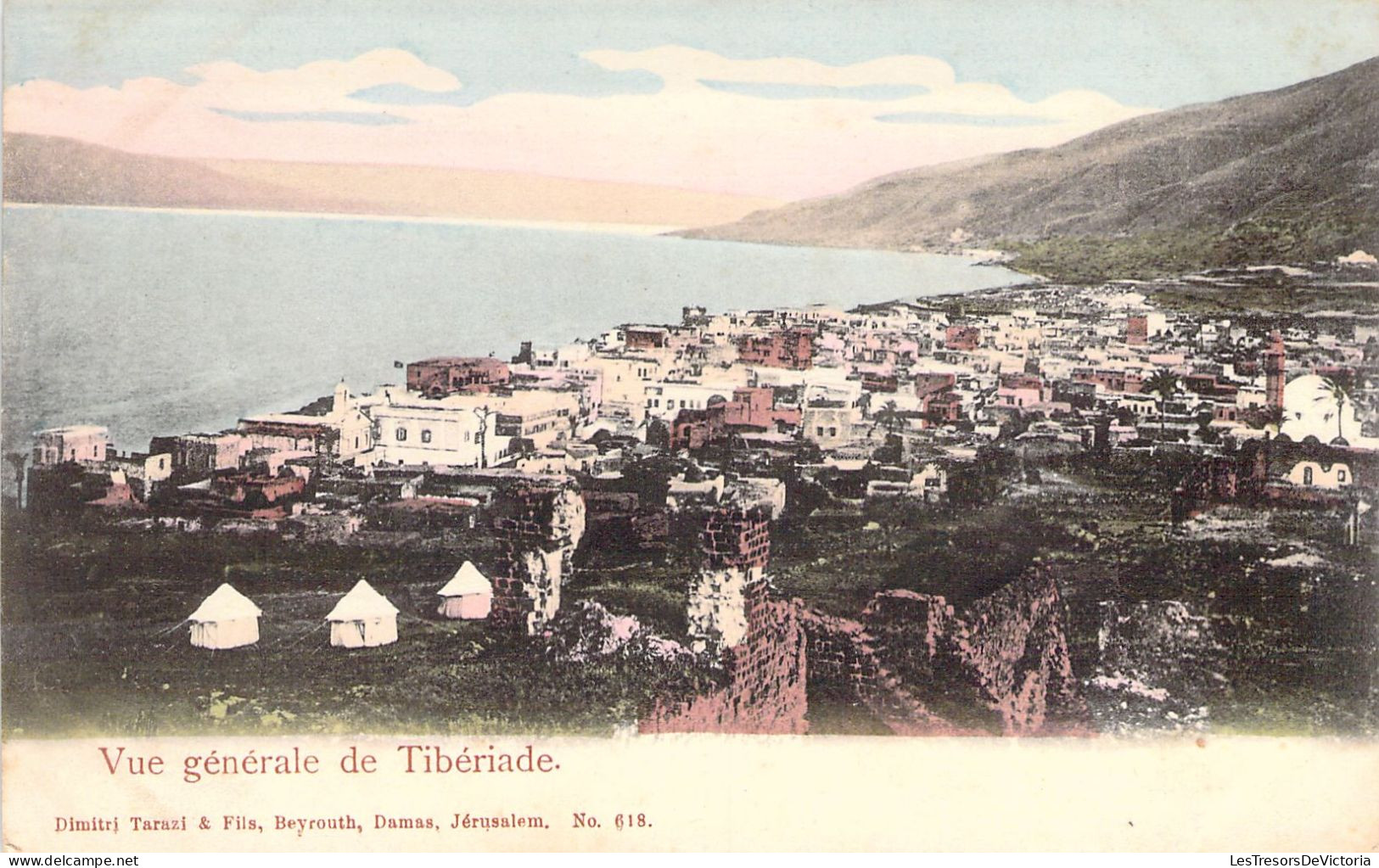 TURQUIE - Vue Générale De Tibériade - Carte Postale Ancienne - Turquie