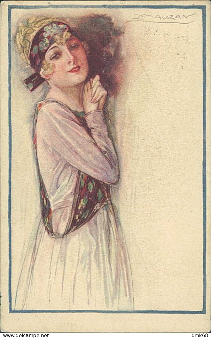 MAUZAN SIGNED 1910s  POSTCARD - WOMAN - N.321/6 (4519) - Mauzan, L.A.