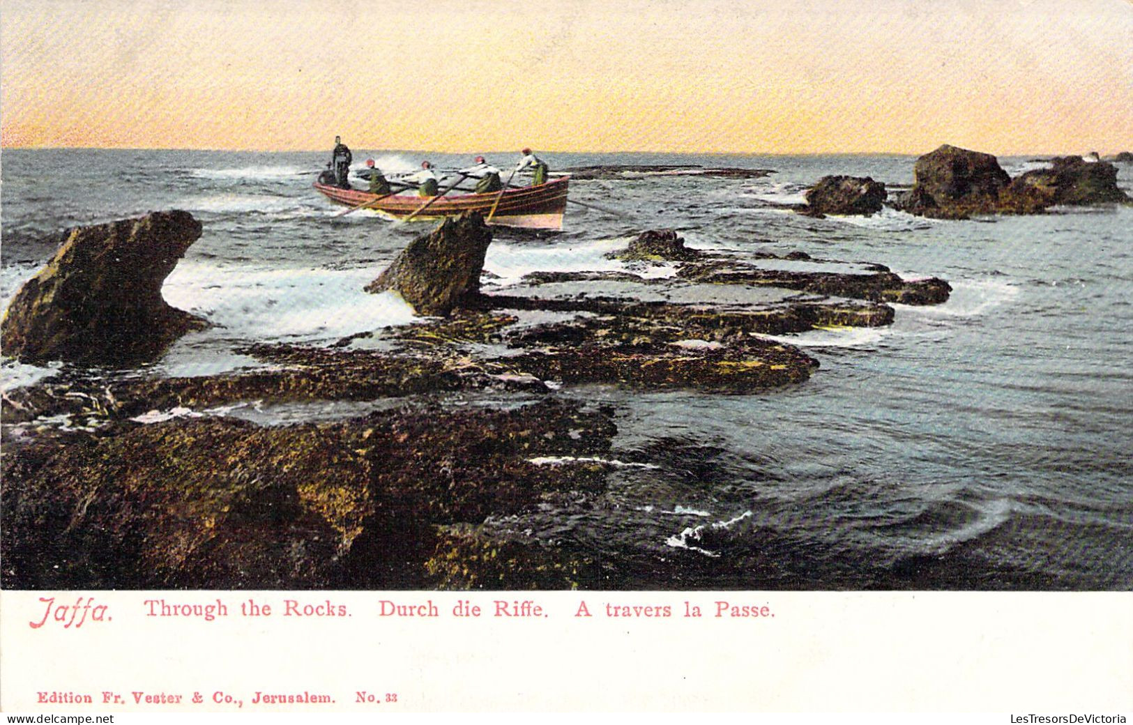 TURQUIE - Jaffa - A Travers La Passe - Carte Postale Ancienne - Turquie