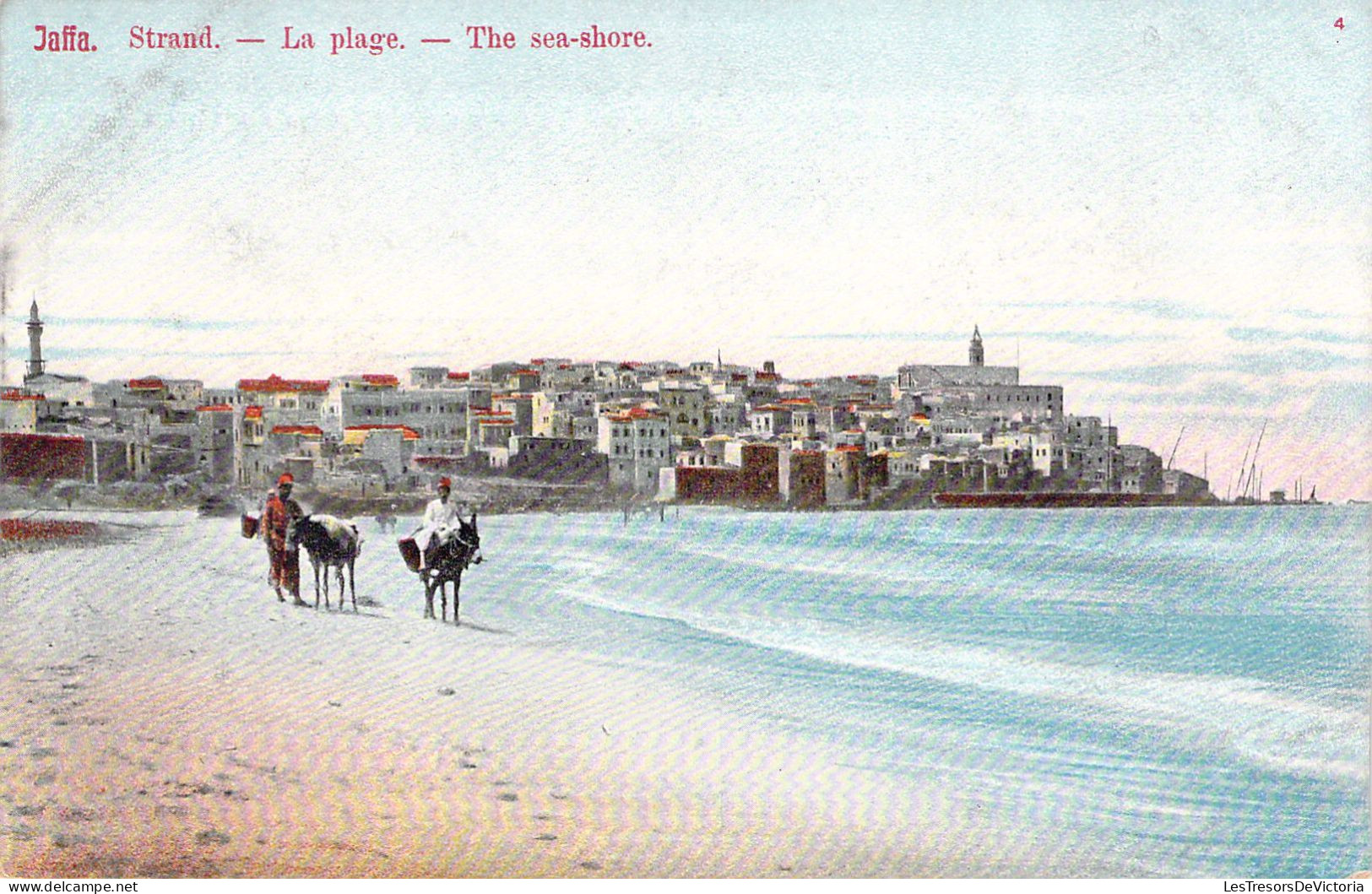 TURQUIE - Jaffa - La Plage - Carte Postale Ancienne - Turquie