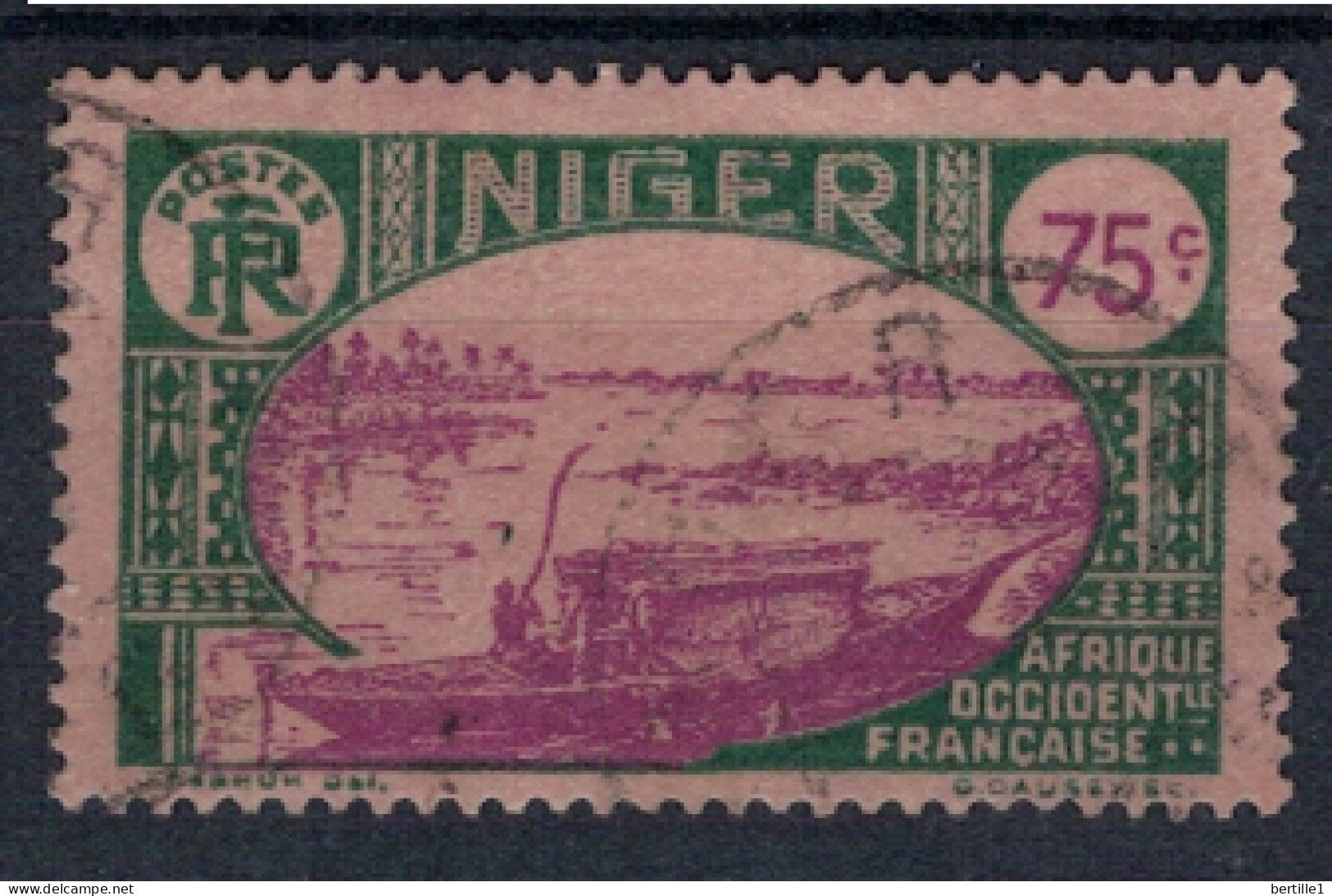 NIGER          N°  YVERT  43 ( 6 )   OBLITERE    ( OB 11/04 ) - Used Stamps