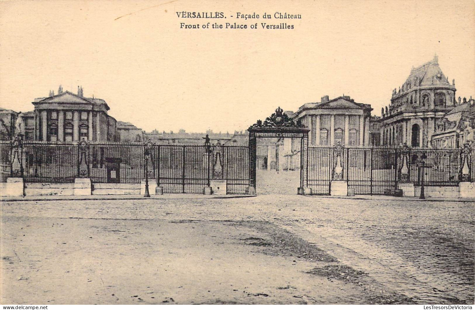 FRANCE - 78 - VERSAILLES - Façade Du Château - Carte Postale Ancienne - Versailles (Schloß)