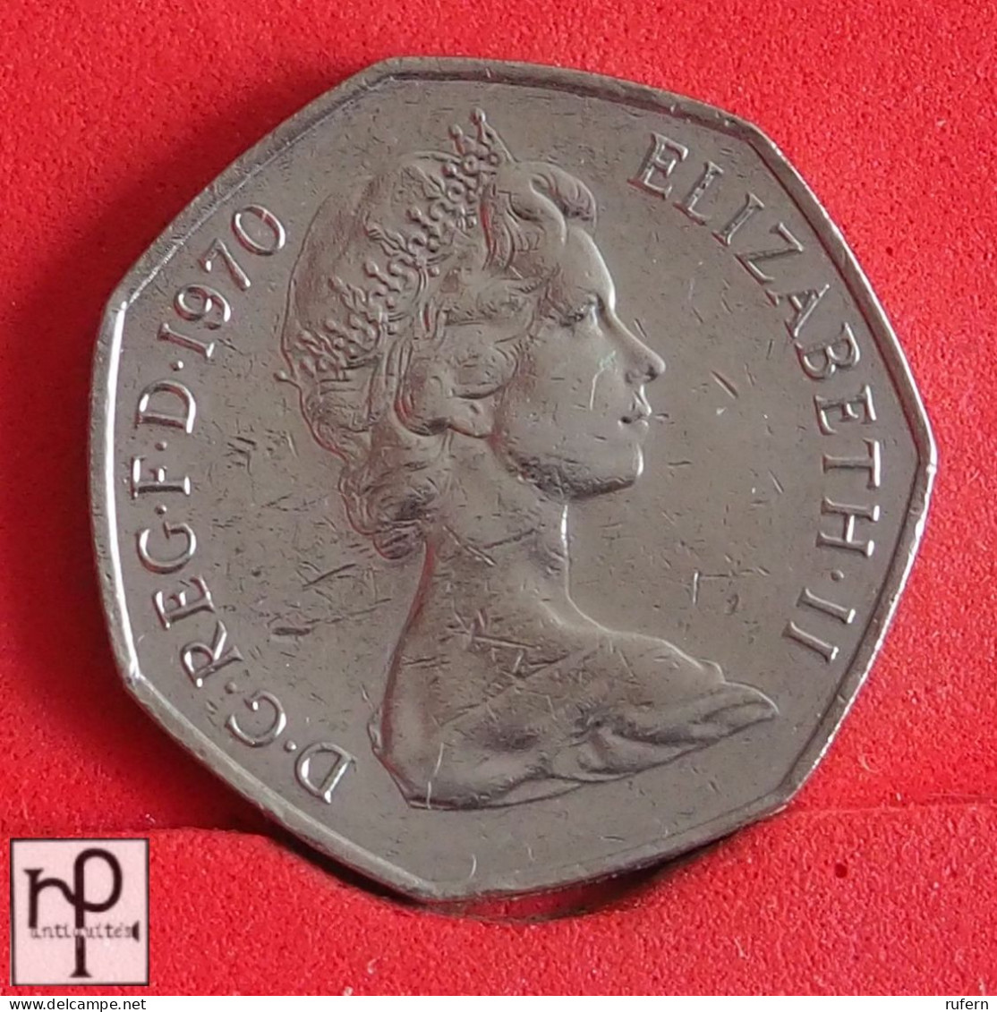 GREAT BRITAIN 50 PENCE 1970 -    KM# 913 - (Nº55113) - 50 Pence