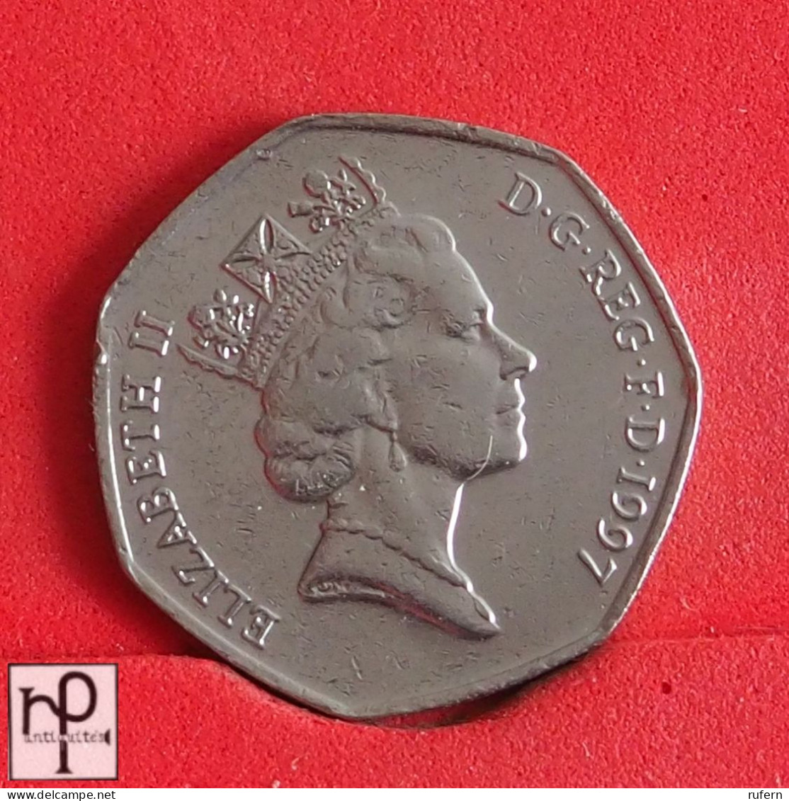 GREAT BRITAIN 50 PENCE 1997 -    KM# 940,2 - (Nº55115) - 50 Pence