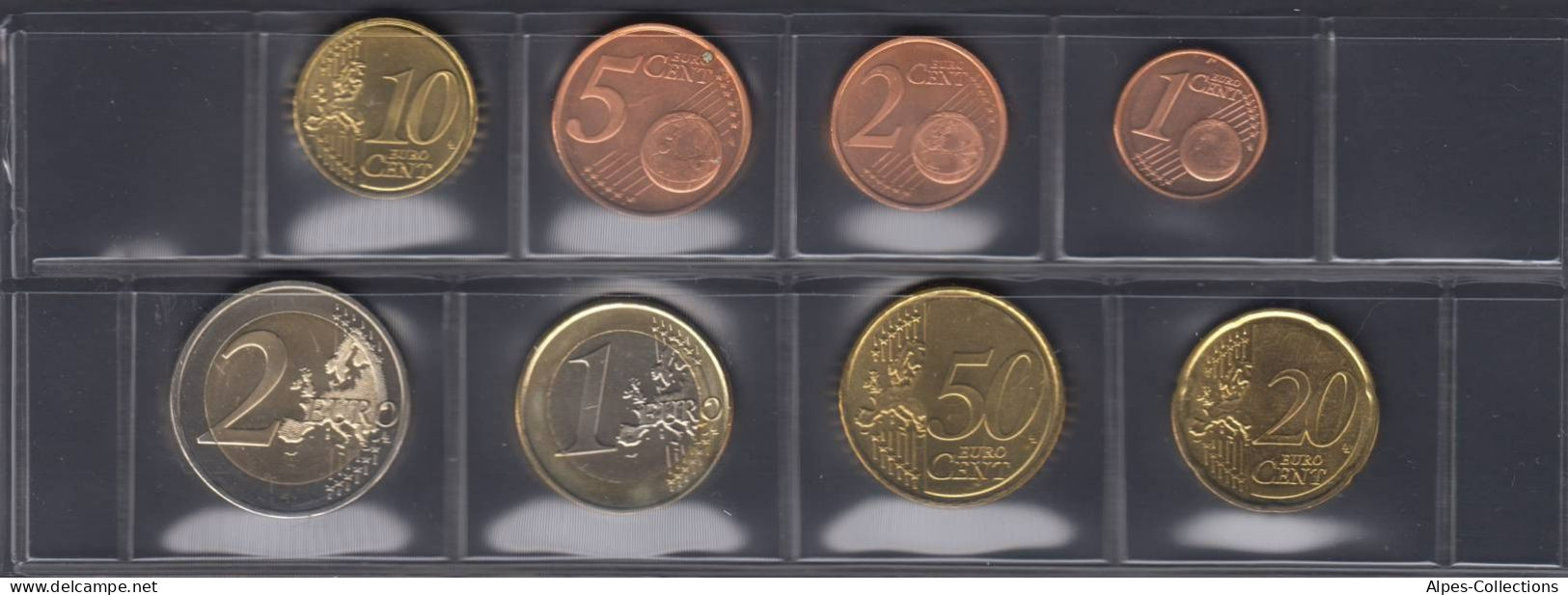 CHX2008.4 - SERIE CHYPRE - 2008 - 1 Cent à 2 Euros - Cipro