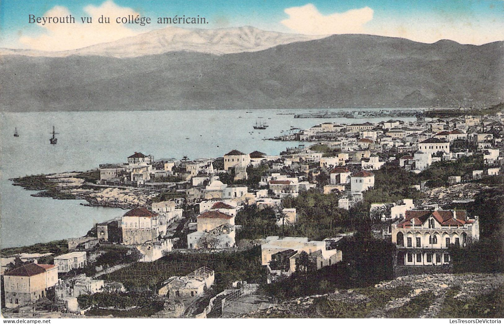 LIBAN - Beyrouth - Vu Du Collège Américain - Carte Postale Ancienne - Lebanon