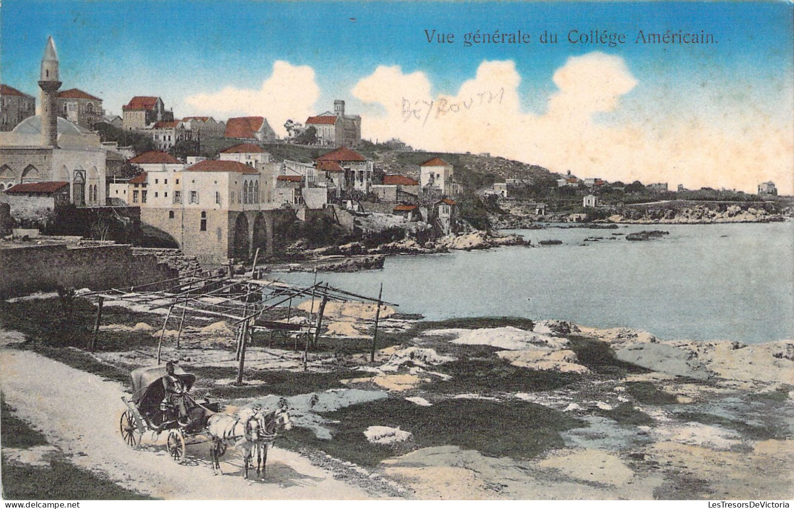 LIBAN - Beyrouth - Vu Du Collège Américain - Carte Postale Ancienne - Liban