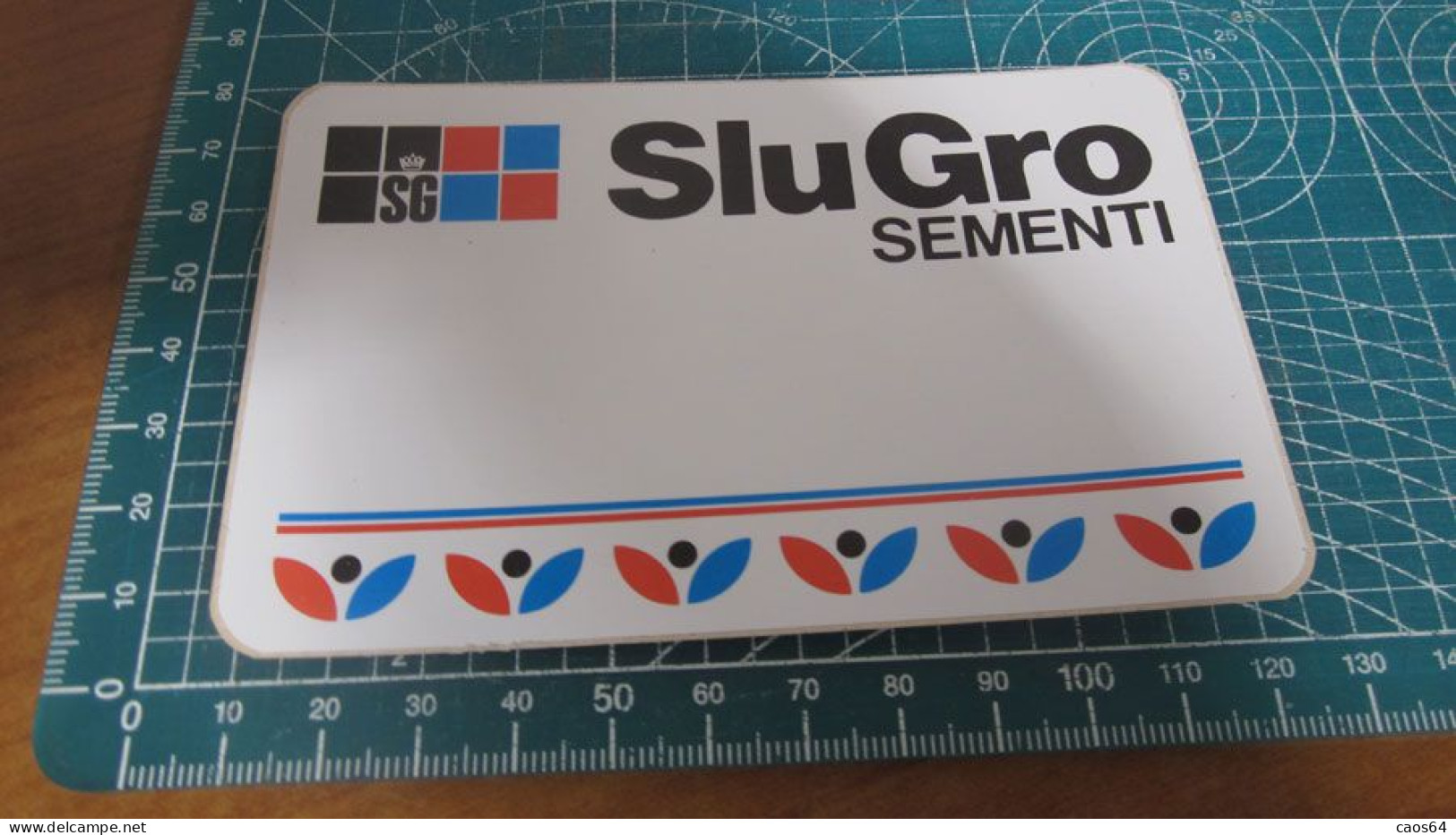 SLUGRO SEMENTI  STICKER ADESIVO VINTAGE NEW ORIGINAL - Stickers