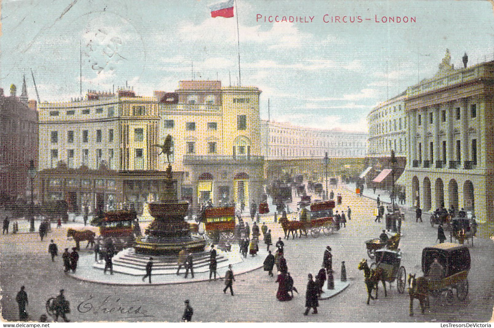 LONDRES - Picadilly Circus - Carte Postale Ancienne - Piccadilly Circus