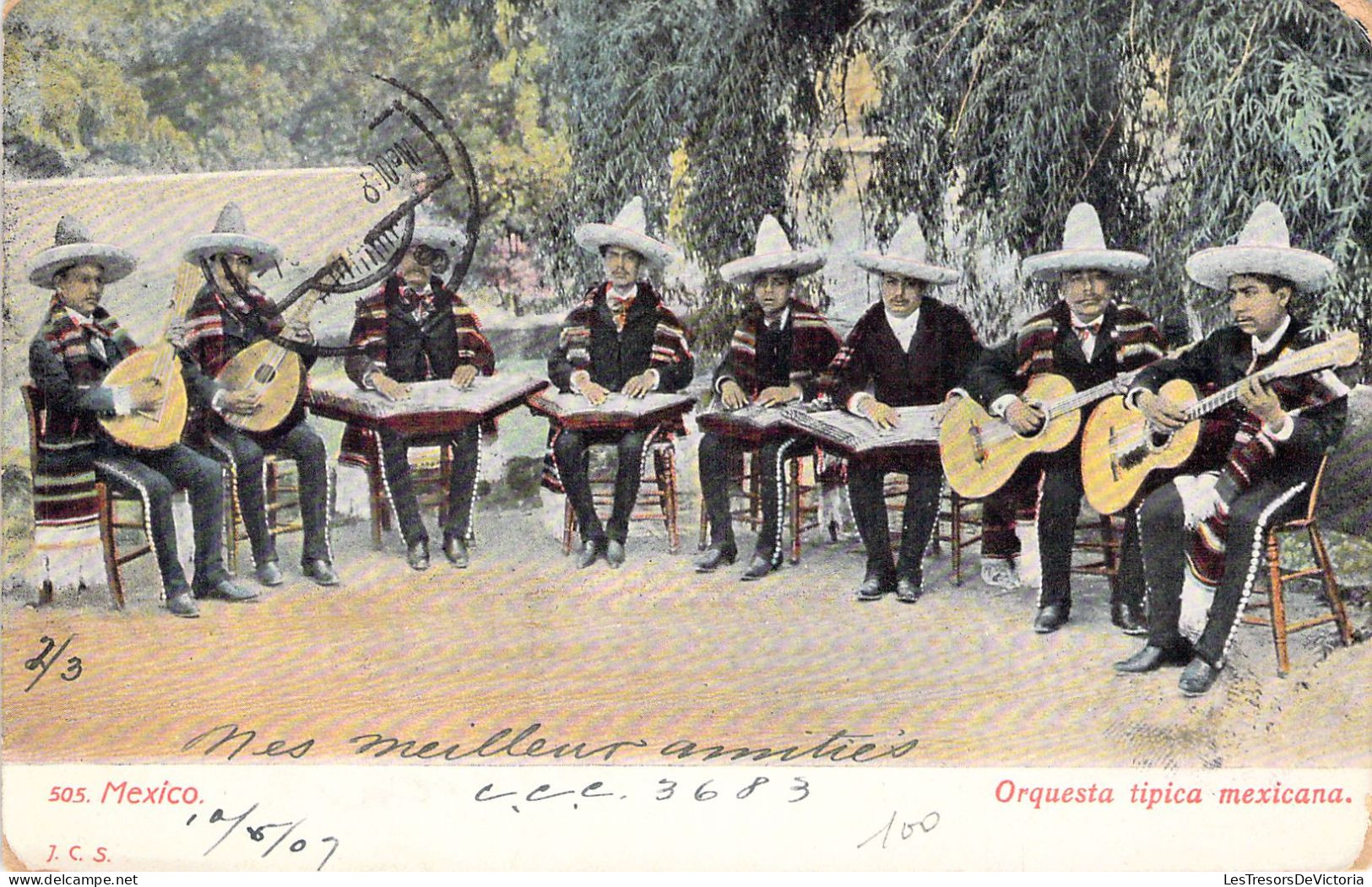 MEXIQUE - Orquestra Tipica Mexicana - Carte Postale Ancienne - Mexico